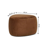 Interior Ave - Cove Pebble Ottoman - Cinnamon V355-IA-OTT-CV-CNN