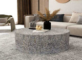 MONT BLANC MOTHER OF PEARL HAND MADE COFFEE TABLE V742-FEH4