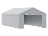 Carport Replacement Canopy Cover Top Side Wall 10 x 20 ft, Garage Tent Shelter Tarp Heavy-Duty V952-CKPB10X20FTH27H20V0