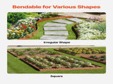 Steel Landscape Edging, 10 Packs 40 x 4.5 in Weather-Resistant & Pre-Rust Metal Landscape Edging, V952-NHGJSPZ40INC64GX7V0