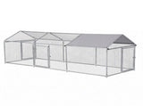 i.Pet Chicken Coop Rabbit Hutch Outdoor Run Walk in Hen Cage Ferret House 2.8x1x1m PET-CHICK-CAGE-3X1