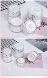 4Pack Empty Airless Jar Portable Refillable Travel Size Cream Jar Vacuum Bottle Lotion Jar with V1259-DP01-A-4308