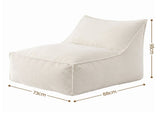 Artiss Bean Bag Chair Cover Soft Corduroy Stuffed Animal Storage Bean Bag Cover for BD-COVER-LOUNGE-S-BE
