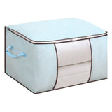 Clothes Storage Bags Fabric Foldable Blanket Storage Container Closet Organizer with Clear Window V1294-YM0901-3117250021329