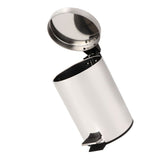 3L Household Stainless Steel Step Pedal Trash Can Dustbin Rubbish Garbage Bin Container V1294-YM0901-3112200048811