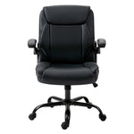 Artiss Executive Office Chair Mid Back Black OCHAIR-G-7023-BK