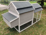 YES4PETS 230 CM XL Chicken Coop Rabbit Hutch Guinea Pig Cage Ferret House V278-NOVA-GR-COOP