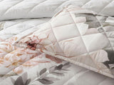 Bianca Giselle White Polyester Printed Floral Coverlet Set Queen/King V442-BCA-COVERLETS-GISELLE-WHITE-KI