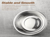 10 Pcs 8 Cup Metal Dog Bowls Stainless Steel Thickened Food Bowls Travel Kennel Food and Water Dish V1259-DP01-F-117