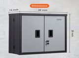 Foldable Wall Cabinet Garage Cabinet Wall Mounted 26 V952-BGSGJJ120LBSECZZ6V0