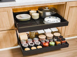 CARLA HOME Pack Pull Out Cabinet Organizer Expandable for Cabinets with Adjustable Slide Out Shelves LSB-36169