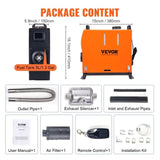 VEVOR Diesel Air Heater, 12V 5KW All-on-one Diesel Heater with Remote Control and LCD Display, 5L V952-ZCJRQLS12V5KW4YOPV9