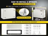 NEMA Steel Enclosure, 12 x 12 x 6''steel electrical box
electrical enclosur NEMA 4X Steel V952-DQXJSTCFS30X30X15V0