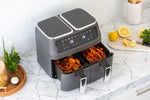 8L Dual Zone Digital Air Fryer with 200C, 10 Cooking Programs V196-AFDZ200