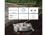 14" Pressure Washer Surface Cleaner, Stainless Steel Pressure Washer Attachments with 4 Wheels, 4000 V952-GYQXJBMQJQYPLEQRIV0
