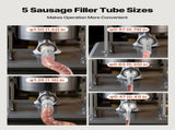 Manual Sausage Stuffer, 22 LBS / 10 L Vertical Meat Stuffer, Dual-Speed Sausage Casing Meat Filling V952-SDKGCJLS10L06EIN0001V0