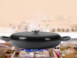 3.5L Enamel Dutch Oven Pan in Black Colour KT0181-3.5L-BK_NZ