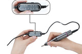 Electric Manicure Tools Kit File Machine Cordless Nail Drill Trimmer Nail Grind Trim Polish-Gray V1263-JX-7476-1