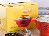 Electric Cooking Pot 1.8L 400 to 800W Stainless Steel Inner Wall 2 Modes Overheating Protection V1294-YM0716-3113220124214