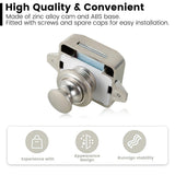 10Pcs Push Button Elegant Cabinet Door Catch Keyless Cupboard Locks Decorative Push Button V1107-100-13860