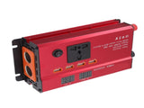 Car Power 12V 24V to 220V Aluminium Alloy 420W LED Screen Safe Charging 4 USB Ports Car V1294-YM0523-3117220072711