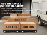 Furniture Dolly, 500 lbs Capacity Each Count, Furniture Mover with, Portable Moving Rollers 4 V952-WGC1611INCHS52QR5V0