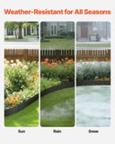 VEVOR Steel Landscape Edging 5 Packs 39 x 3in Rust-Resistant Pathway Divider V952-DXGJSPZ5PCS334RZOV0