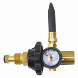 Helium Latex Balloon Filler Air Flow Inflator Regulator 0-3000 PSI with Gauge for CGA580 Tank V1370-AZ4-10179