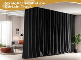 Bendable Ceiling Curtain Track Ceilings Mount or Wall Mounted Heavy-Duty Room Divider Curtains Rails V1258-DP02-C-2730