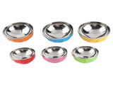 6Pcs set Color Stainless Steel Bowl Heat Insulation Salad Noodles Bowl for Home Kitchen V1294-YM0901-3118210200412