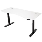 Lifespan Fitness ErgoDesk AUTO Series Automatic Standing Desk 180cm in White & Black V420-LFDK-EDKWB-180