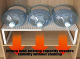 Shelves, Shelf Organizer, Expandable Cabinet Storage Shelf, Stackable Organizer Rack, Sturdy Metal, V1192-AZ-W-21215
