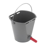8L Feeder Bucket with 2 Nipple Milk Feeding Barrel Livestock Farm Accessory GrayFor Calf V1294-YM0901-3111210205111