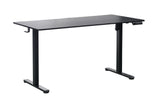 Ergonomic Kids Study Chair & Adjustable Electric Standing Desk Set Blue Chair & Black Desk V563-68416_-68303
