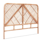 Artiss Bed Headboard Queen Bedhead Rattan - FRED Pine BED-HEAD-C-FRED-Q-WD