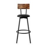 Artiss 4X Industrial Bar Stools Upholstered Counter Chairs Steel Frame Anti-Scratch BA-U-4789-WALX4