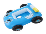 Summer Inflatable Fire Boat Car Shaped Babies Swim Float Boat Pool Float For Kids Blue V1294-YM0703-3111230028311