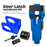 Door Lock and Latch Installation Tool Kit with Hole Saw, Mortise Template and Chisel Guide for V1341-ZY-ZYAEAY3R-YELLOW