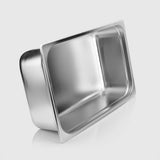 SOGA 4X Gastronorm GN Pan Full Size 1/1 GN Pan 15cm Deep Stainless Steel Tray With Lid GP5405WLIDX4