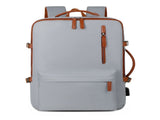 Grey Expandable Laptop Backpack with USB Port - Stylish Travel & Business Daypack V888-ELOSUNG32796