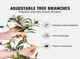 Artificial Olive Tree 155cm Tall Faux Potted Plant Lifelike PE Fake Tree with Anti Tip Protection V767-VVR-RZS5FTGLS000D4T3BV0