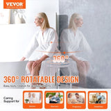 VEVOR Chair 360 Degree Rotating, Adjustable Height Stool Seat, Bath Chair for Inside V952-QTLYZYYXFSLHE5HTXV0