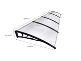Mountview Window Door Awning Outdoor 1M X 4M Transparent 1x4M OD1006-1X4