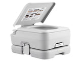Portable Toilet for Camping with Carry Bag, RV Toilet with 3.2 Gal Waste Tank, Push-Button V952-DCX32GAL32GALYTV0V0