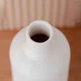 4PCS White Ceramic Vase Rustic Farmhouse Table Vases Living Room Kitchen Bedroom Decoration V1294-YM0901-240510HL01-1