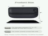 Universal Fit Premium Leather Car Seat Gap Filler Organizer, Center Console Organizer with Card V1107-800-74458-BEG-2PCS