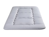Giselle Bedding 10cm Japanese Floor Mattress Foldable Futon Mattress Washable Cover Straps FM-FUTON-100-10-GY