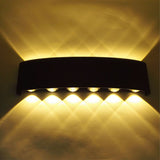 AC85-265V Modern Wall Sconce Lights LEDs Mounted Up Down Lights Indoor Lighting for Bedroom Balcony V1294-YM0901-L4108WW-12