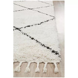Saffron 22 White Indoor Rug 400 x 300cm - Plush Polypropylene for Living Room LSB-69108
