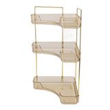 3 Tier Makeup Shelf Organizer Easy Access Aesthetic Corner Bathroom Countertop Organizer for V1294-YM0710-3112230081612